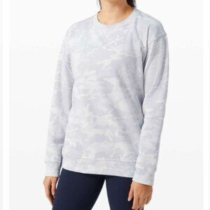 EC Lululemon All Yours Crew *Terry - Grey / White - Approx Size 6